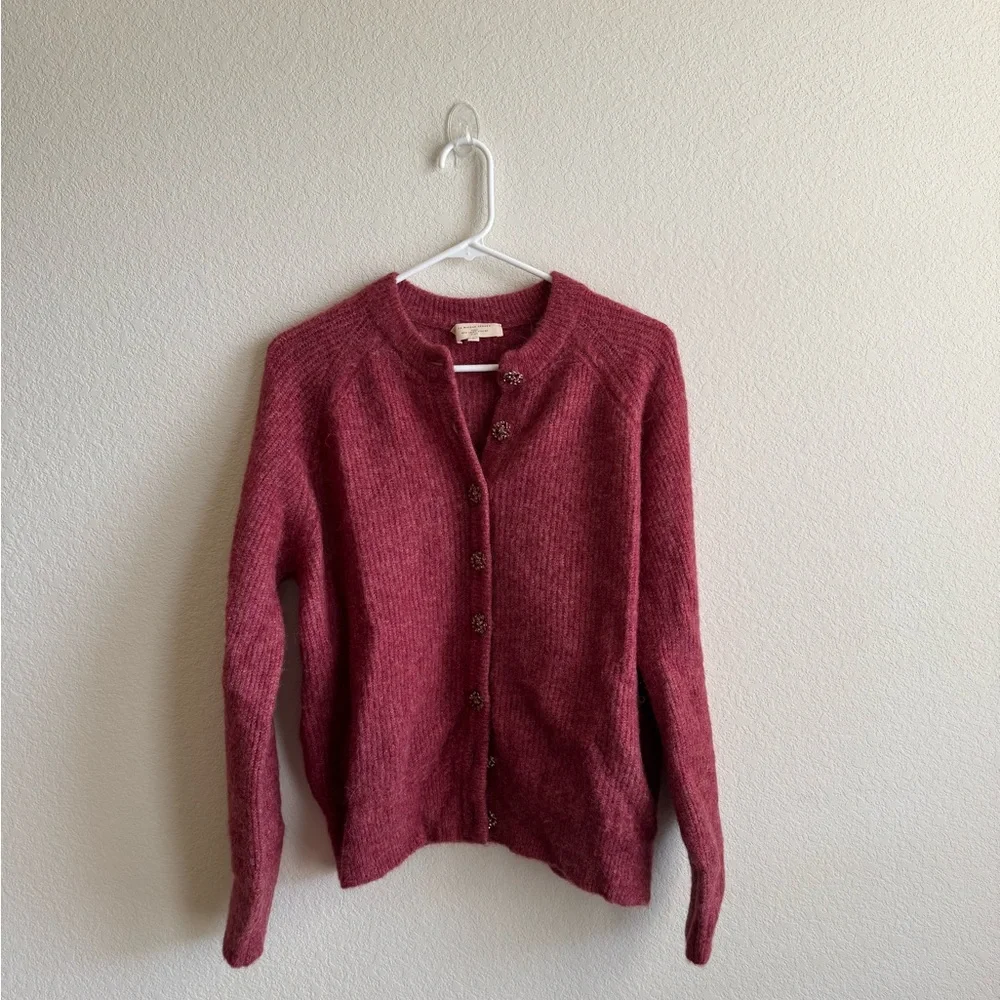 Sezane Othello Jumper in Rosewood - Picture 3 of 7